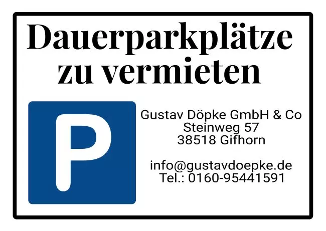 Parken verboten SchildParken - Verkehr Dauerparkplätze Bild