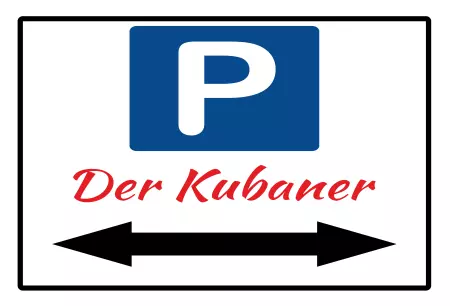 Parken verboten SchildParken - Verkehr Der Kubaner Bild