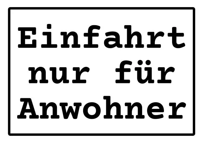 Parken verboten SchildParken - Verkehr Einfahrt Bild