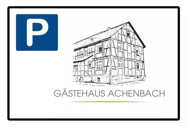 Parken verboten SchildParken - Verkehr GÄSTEHAUS ACHENBACH Bild