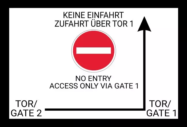 Parken verboten SchildParken - Verkehr Keine Einfahrt Bild
