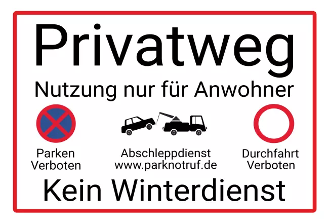 Parken verboten SchildParken - Verkehr Nur für Anwohner Bild