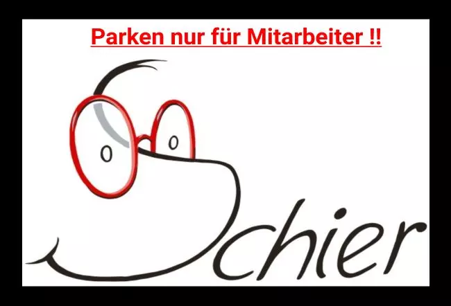 Parken verboten SchildParken - Verkehr Parken nur für Mitarbeiter Bild