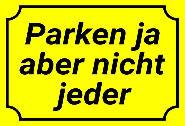 Parken verboten SchildParken - Verkehr Parken verboten Bild