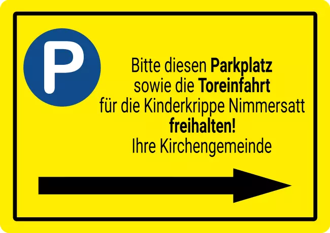 Parken verboten SchildParken - Verkehr Parkplatz freihalten Bild