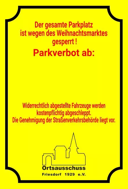 Parken verboten SchildParken - Verkehr Parkplatz gesperrt Bild