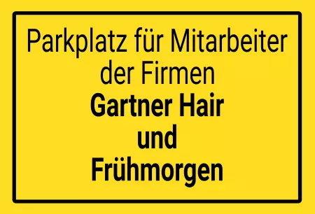 Parken verboten SchildParken - Verkehr Parkplatz nur für Mitarbeiter Bild