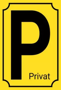 Parken verboten SchildParken - Verkehr Privat Bild