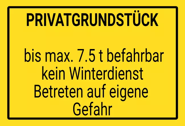 Parken verboten SchildParken - Verkehr PRIVATGRUNDSTÜCK Bild