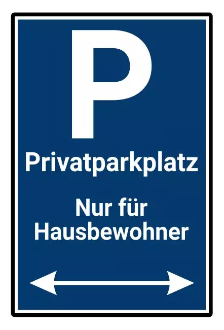 Parken verboten SchildParken - Verkehr Privatparkplatz Bild