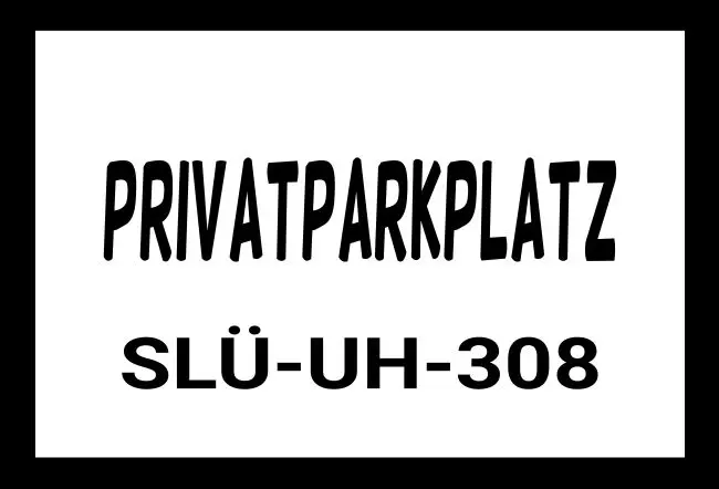 Parken verboten SchildParken - Verkehr Privatparkplatz Bild