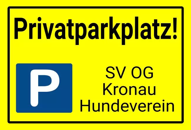 Parken verboten SchildParken - Verkehr Privatparkplatz Bild
