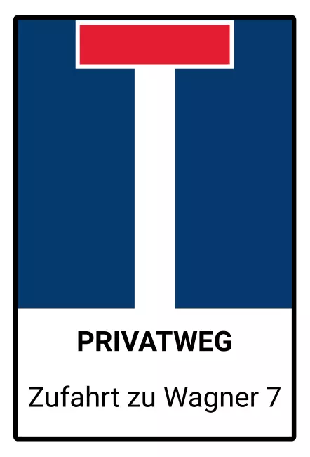 Parken verboten SchildParken - Verkehr Privatweg Bild