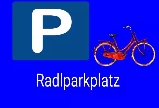 Parken verboten SchildParken - Verkehr Radlparkplatz Bild