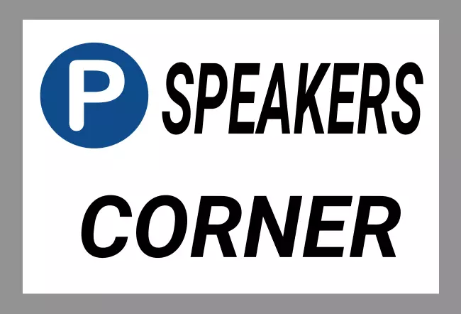 Parken verboten SchildParken - Verkehr Speakers Corner Bild