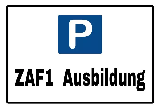 Parken verboten SchildParken - Verkehr ZAF1 Bild